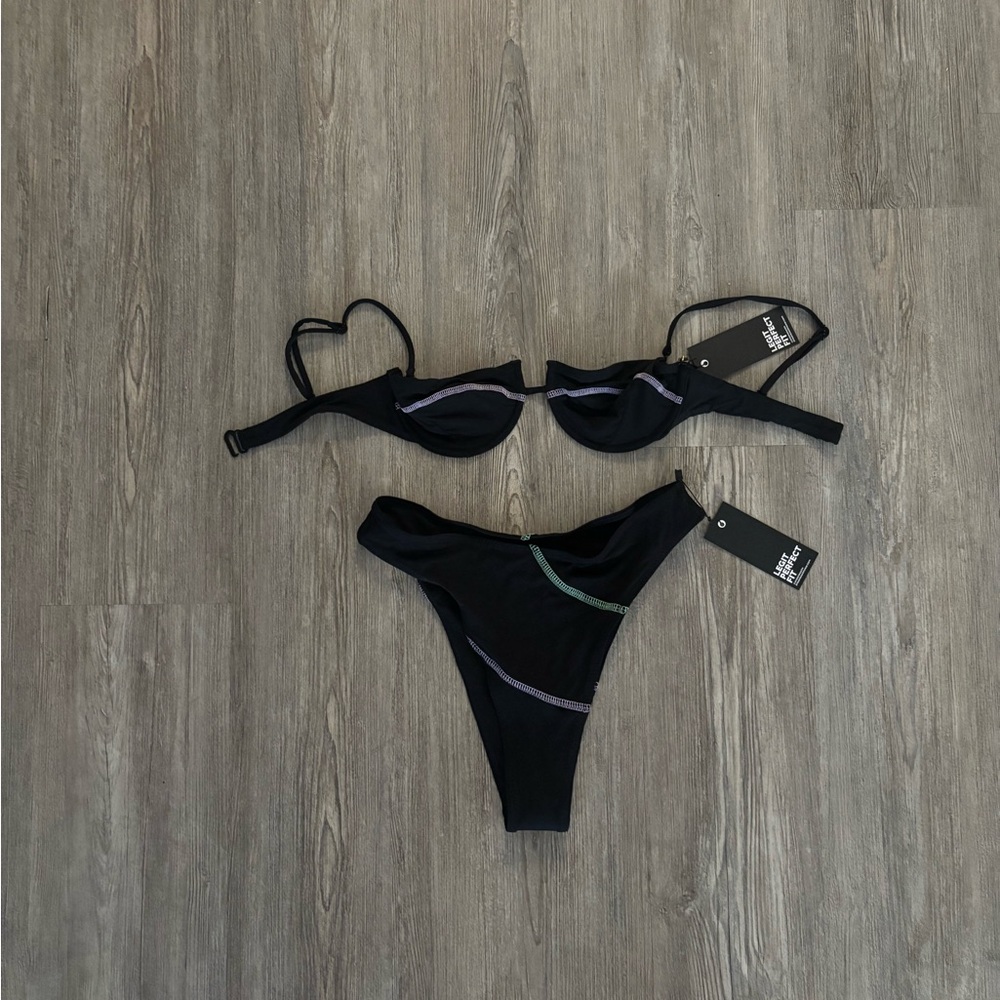 One One Swim Bikini Top and Bottoms NWT